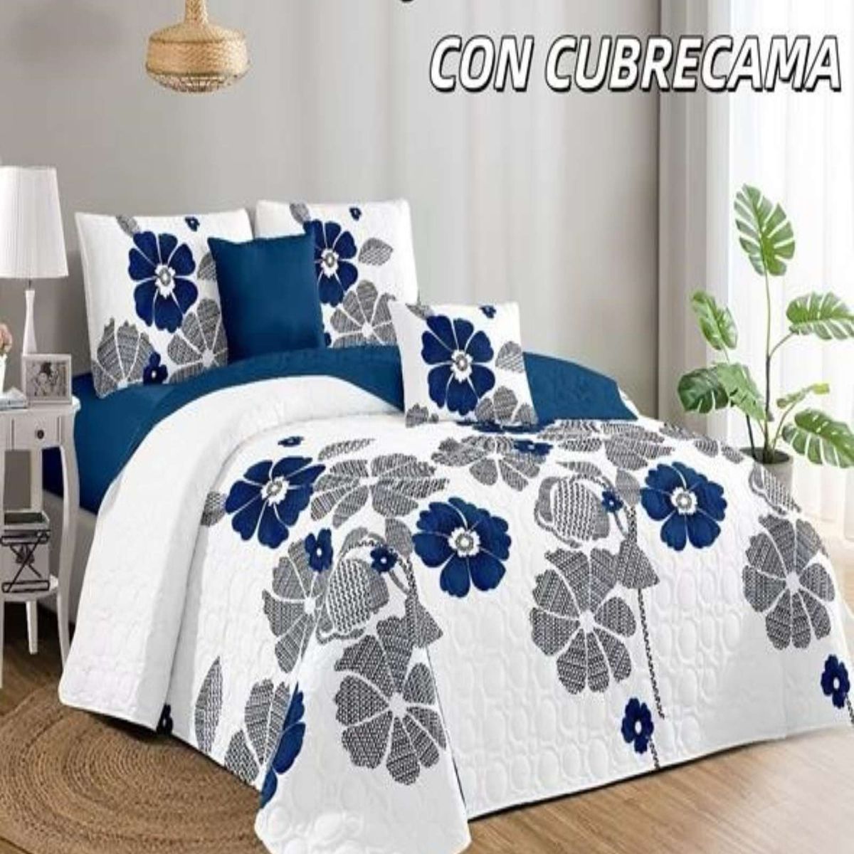 GENERICO - SABANA CON CUBRECAMA 2 PLAZAS S104
