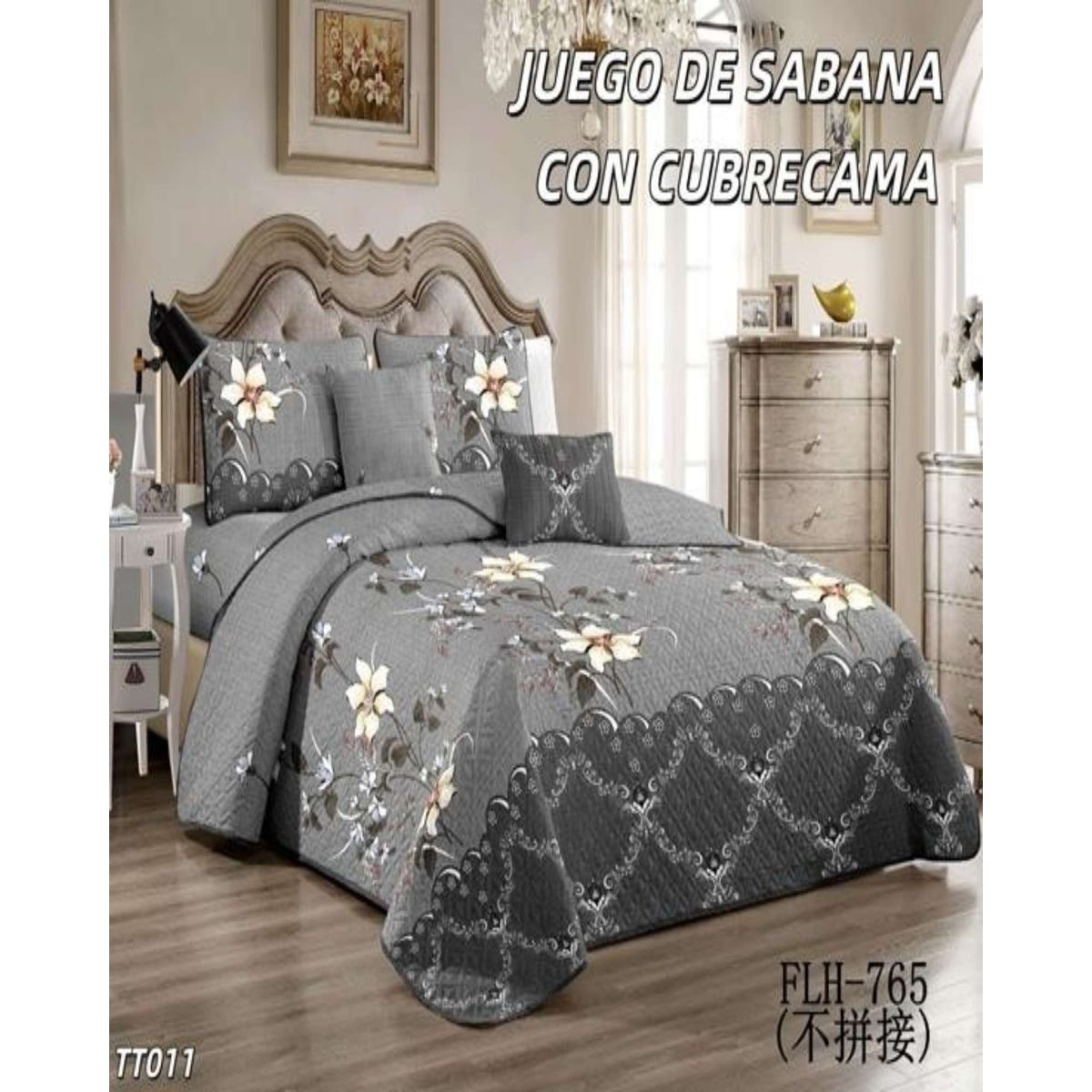 GENERICO - SABANA CON CUBRECAMA 2 PLAZAS S110