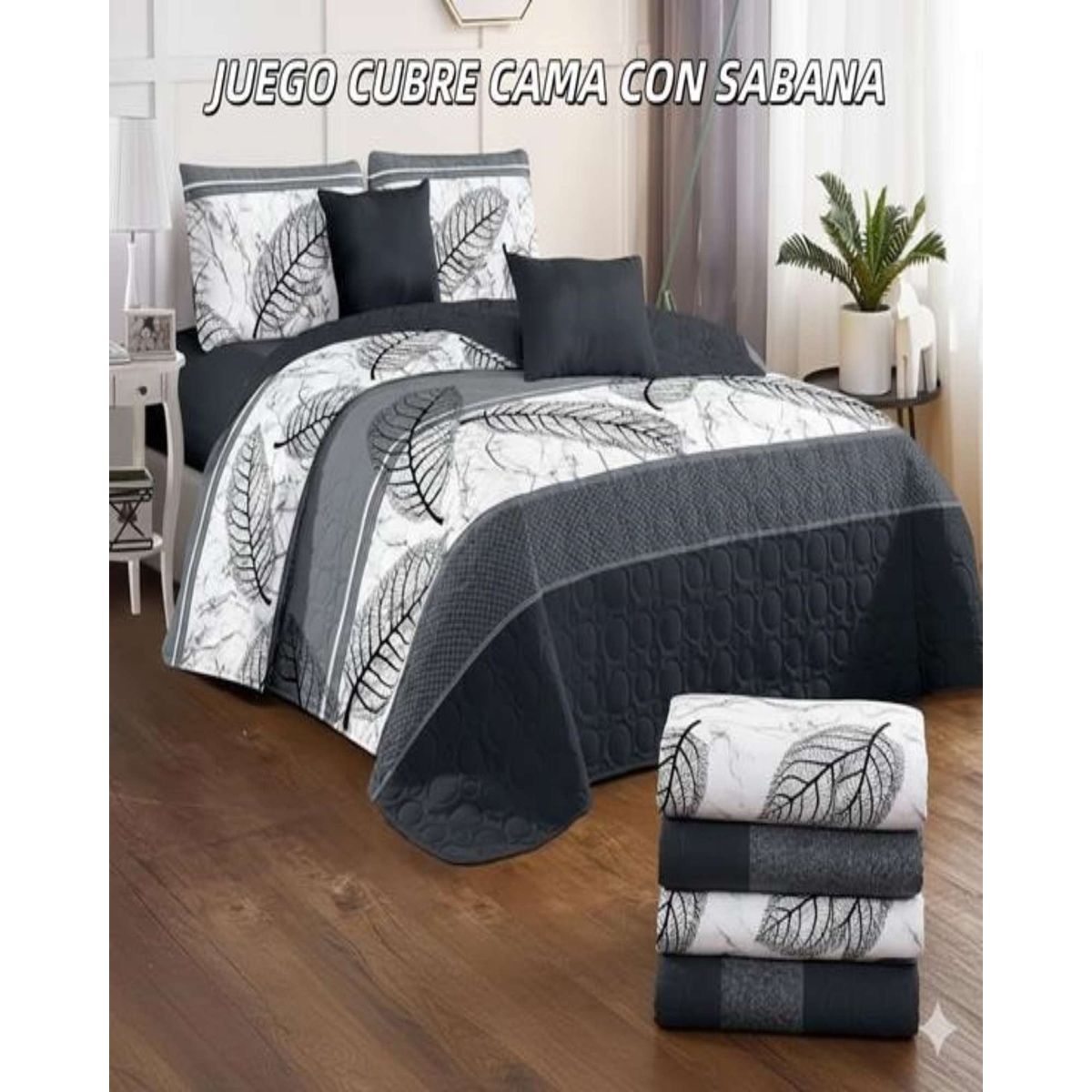 GENERICO - SABANA CON CUBRECAMA 2 PLAZAS S115