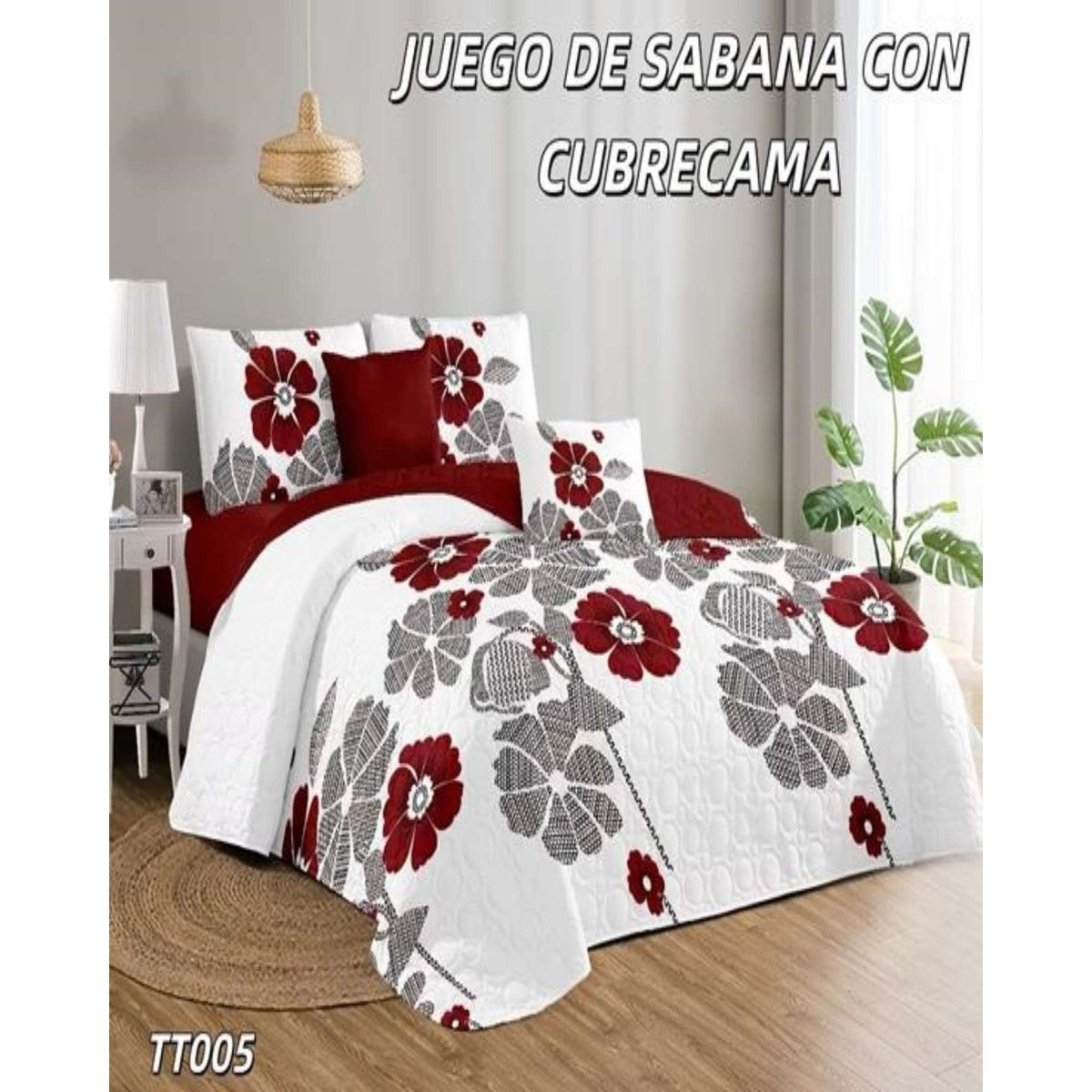 GENERICO - SABANA CON CUBRECAMA 25 PLAZAS S132_.