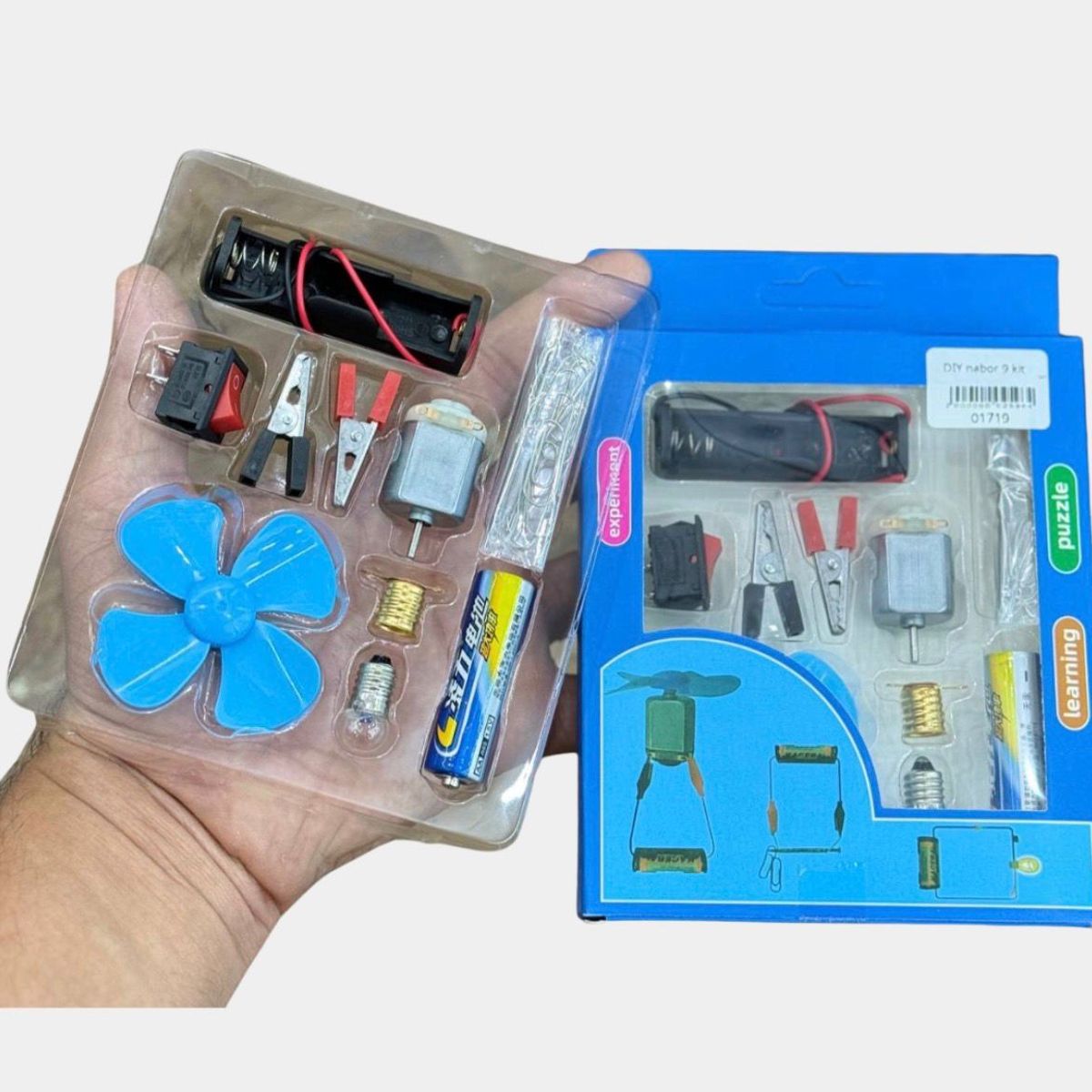 GENERICO - Set Circuito Electrico Escolar Didactico Manualidad Ciencias