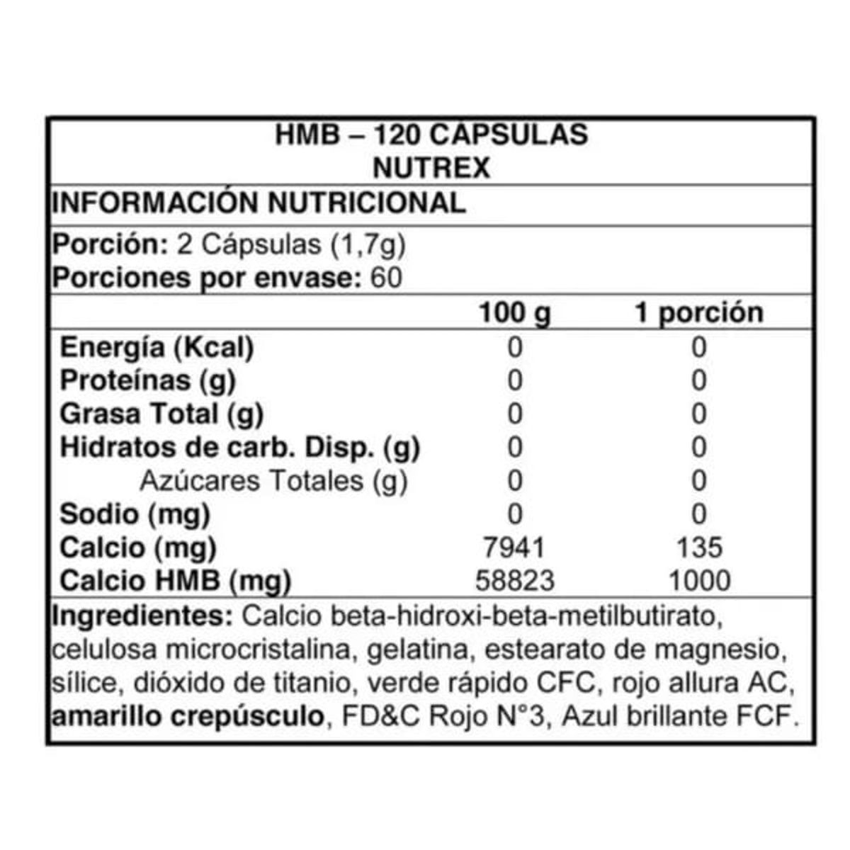 NUTREX RESEARCH - HMB 1000 120 caps – Nutrex