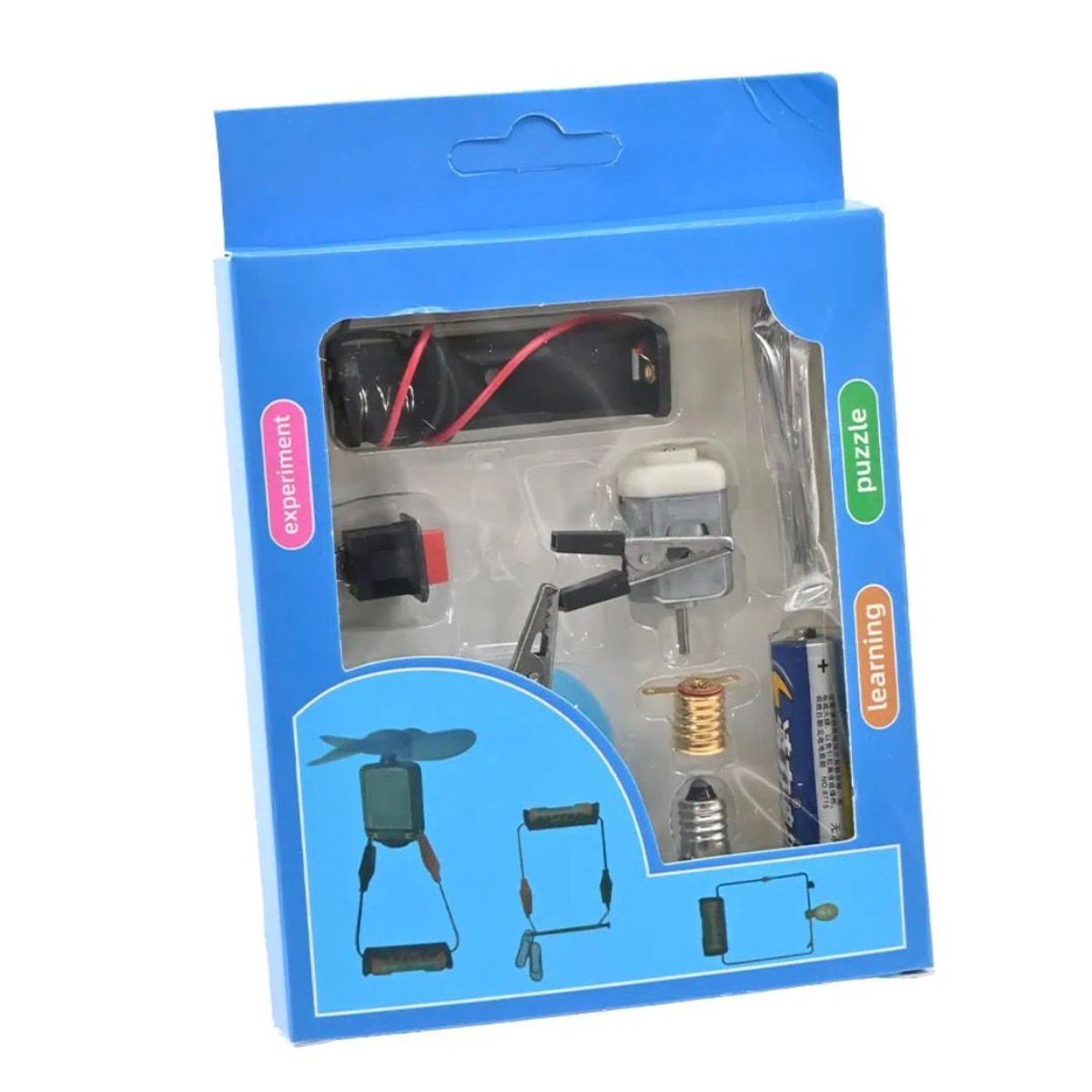 GENERICO - Set Circuito Electrico Escolar Didactico Manualidad Ciencias
