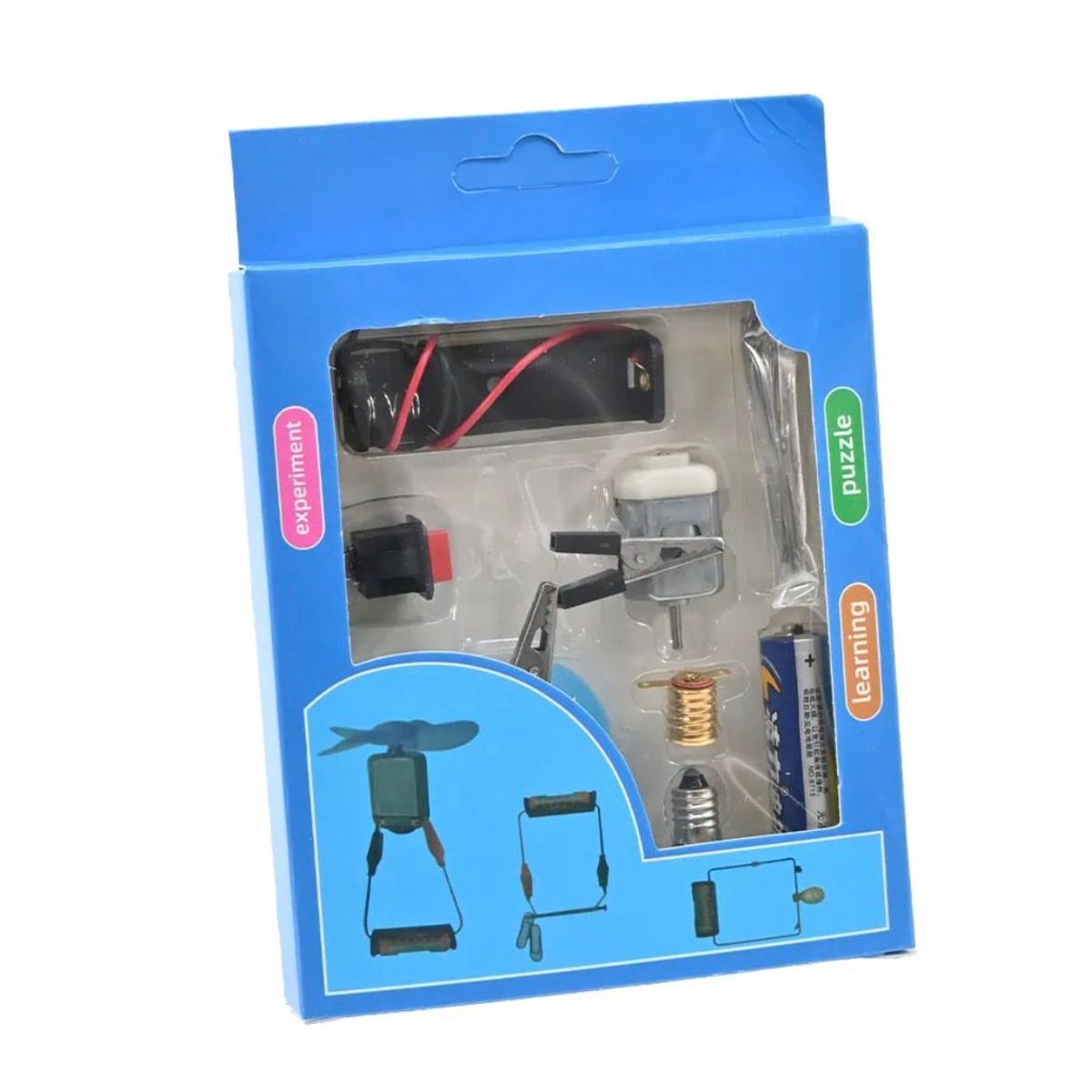 GENERICO - Set Circuito Electrico Escolar Didactico Manualidad Ciencias