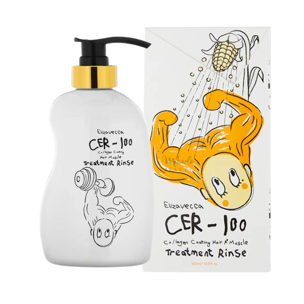 ELIZAVECCA - Acondicionador Reparación Intensiva CER-100 Hair Muscle 500 ml