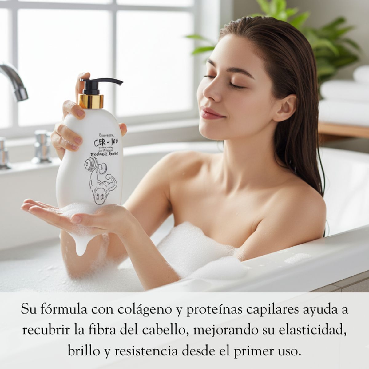 ELIZAVECCA - Acondicionador Reparación Intensiva CER-100 Hair Muscle 500 ml