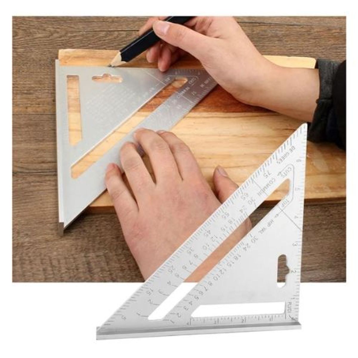 GENERICO - Escuadra Rapida Triangular Carpinteria