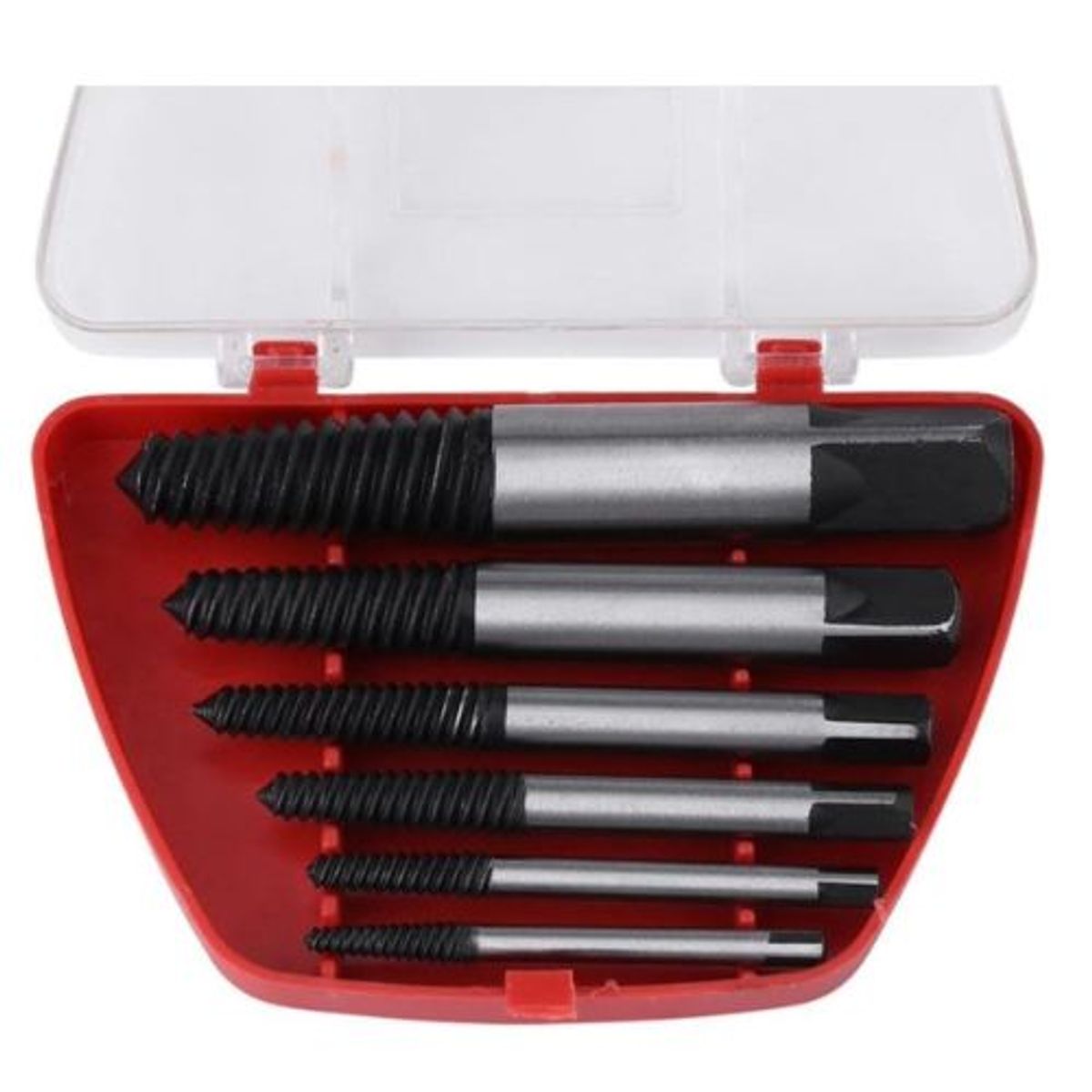GENERICO - Juego Set Brocas Extractor De Tornillos Colas Chancho 6pcs.