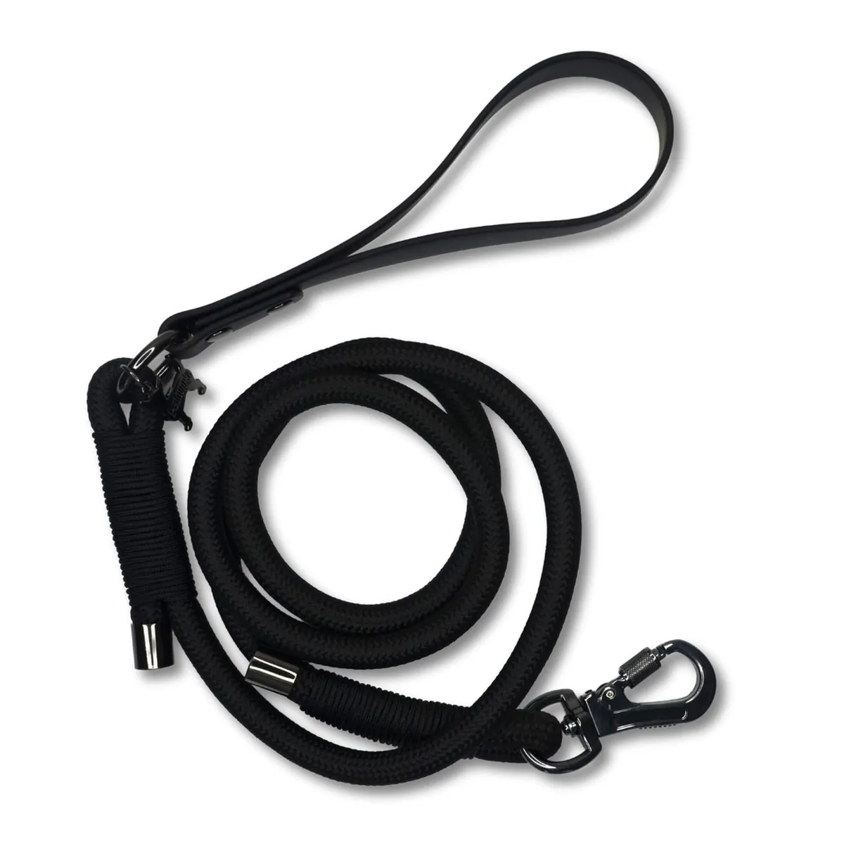 PETLOUNGE - Correa De Paseo Petlounge Easy Glam Mascotas Perros 1.5m - Negro