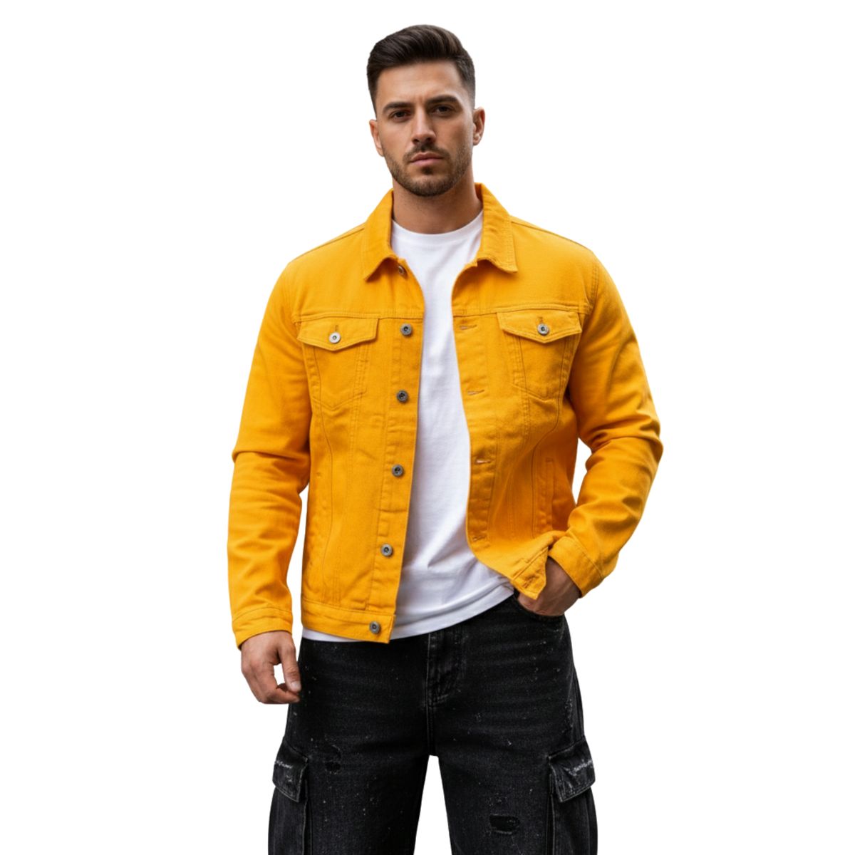 D'JOE - Chaqueta Mezclilla Colors Clasic Man Hombre