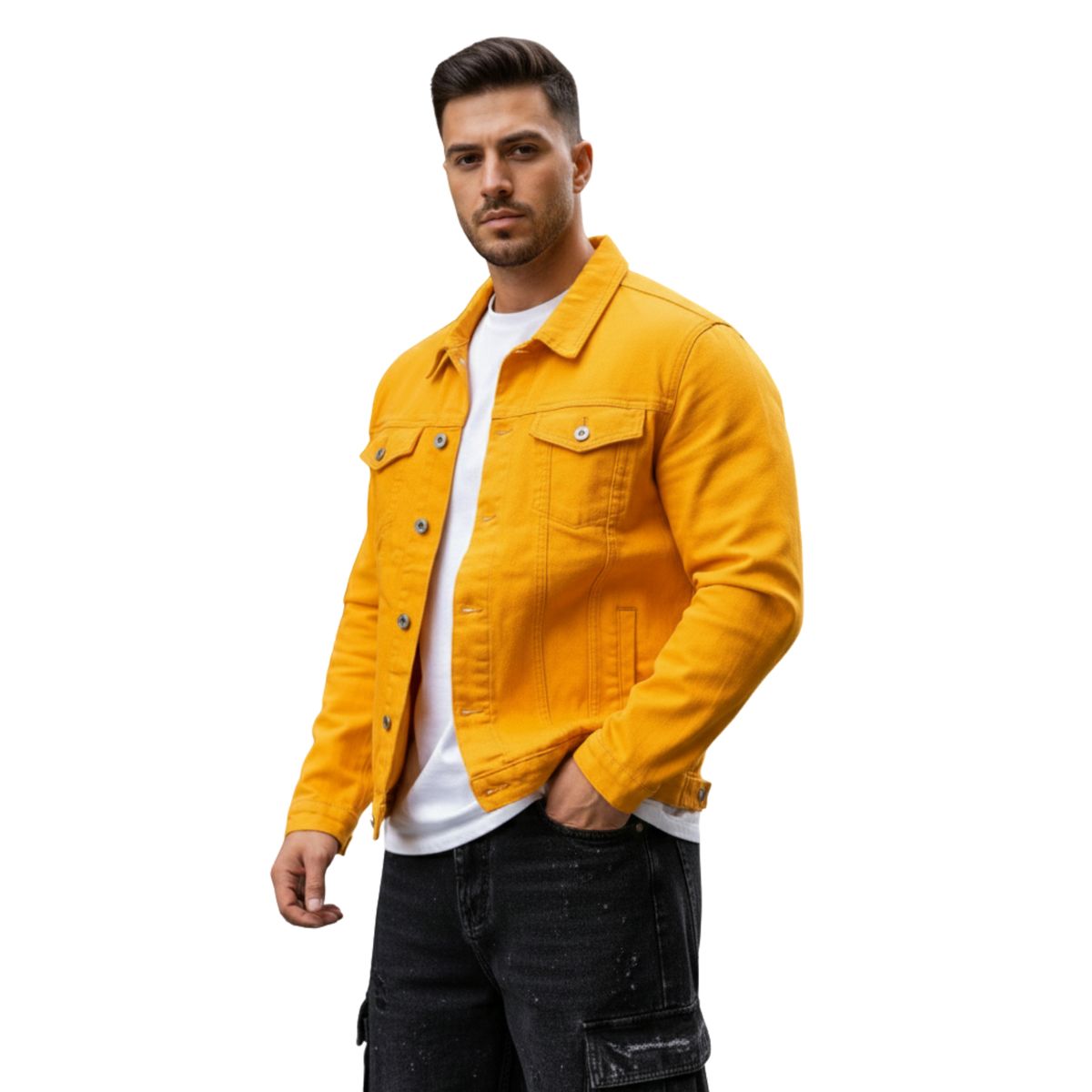 D'JOE - Chaqueta Mezclilla Colors Clasic Man Hombre