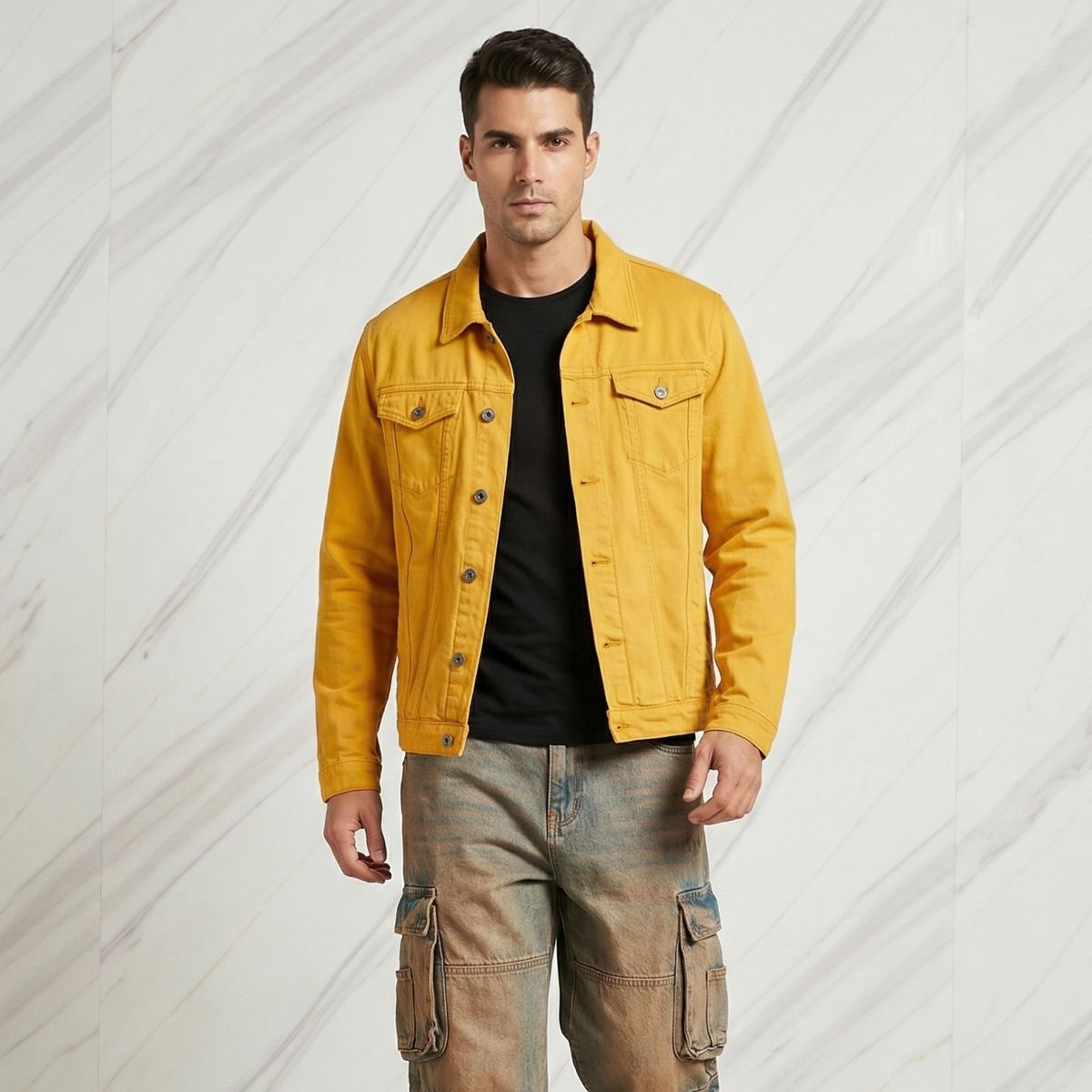 D'JOE - Chaqueta Mezclilla Colors Clasic Man Hombre