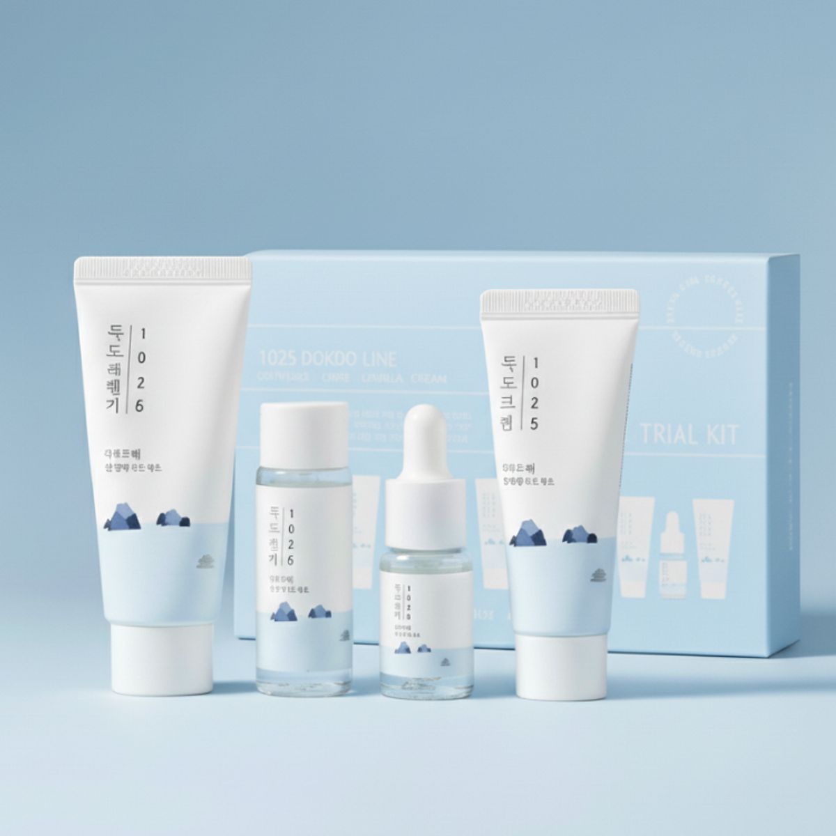 ROUND LAB - Set Hidratante Reparador 1025 Dokdo Trial Kit ROUND LAB