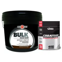 MUSASHI - Proteina Bulk Mass Gain Whey 5 Lbs + Inner Armour Creatina