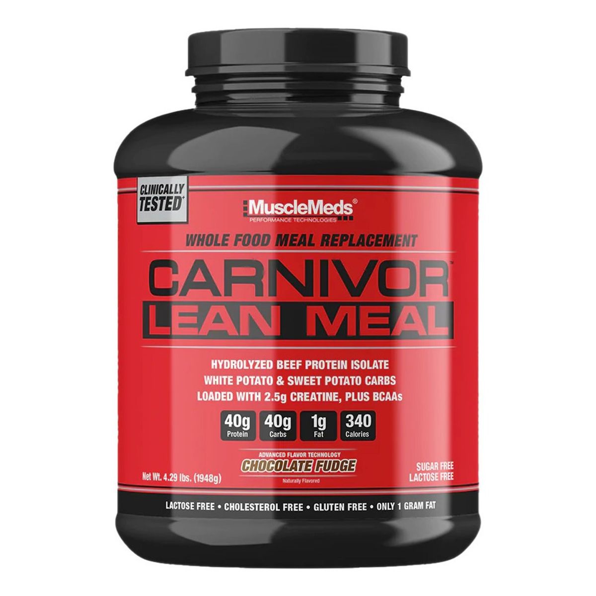 MUSCLEMEDS - Carnivor Lean Meal 4.3 Lbs VAINILLA