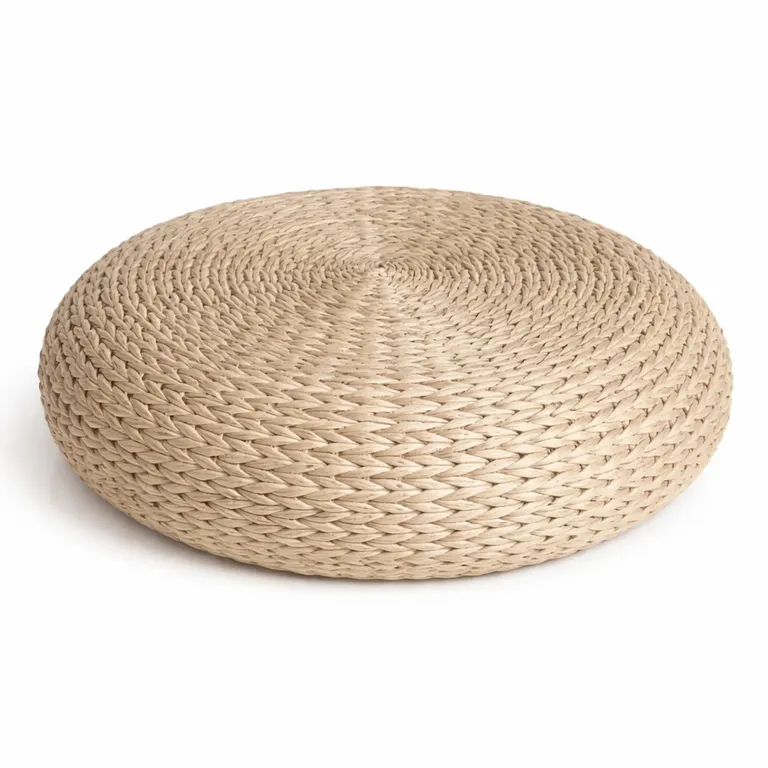 Cojin De Yute Tejido Decorativo y Funcional Bohemio.