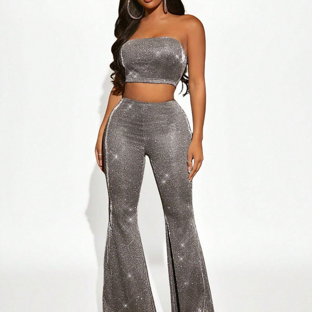 VARIOS - Conjunto Stardust Silver Plateado She Shines