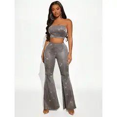 VARIOS - Conjunto Stardust Silver Plateado She Shines