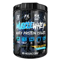HEXACORE - Proteína Muscle Whey Isolate 4.8 libras 64 servicios DULCE DE LECHE