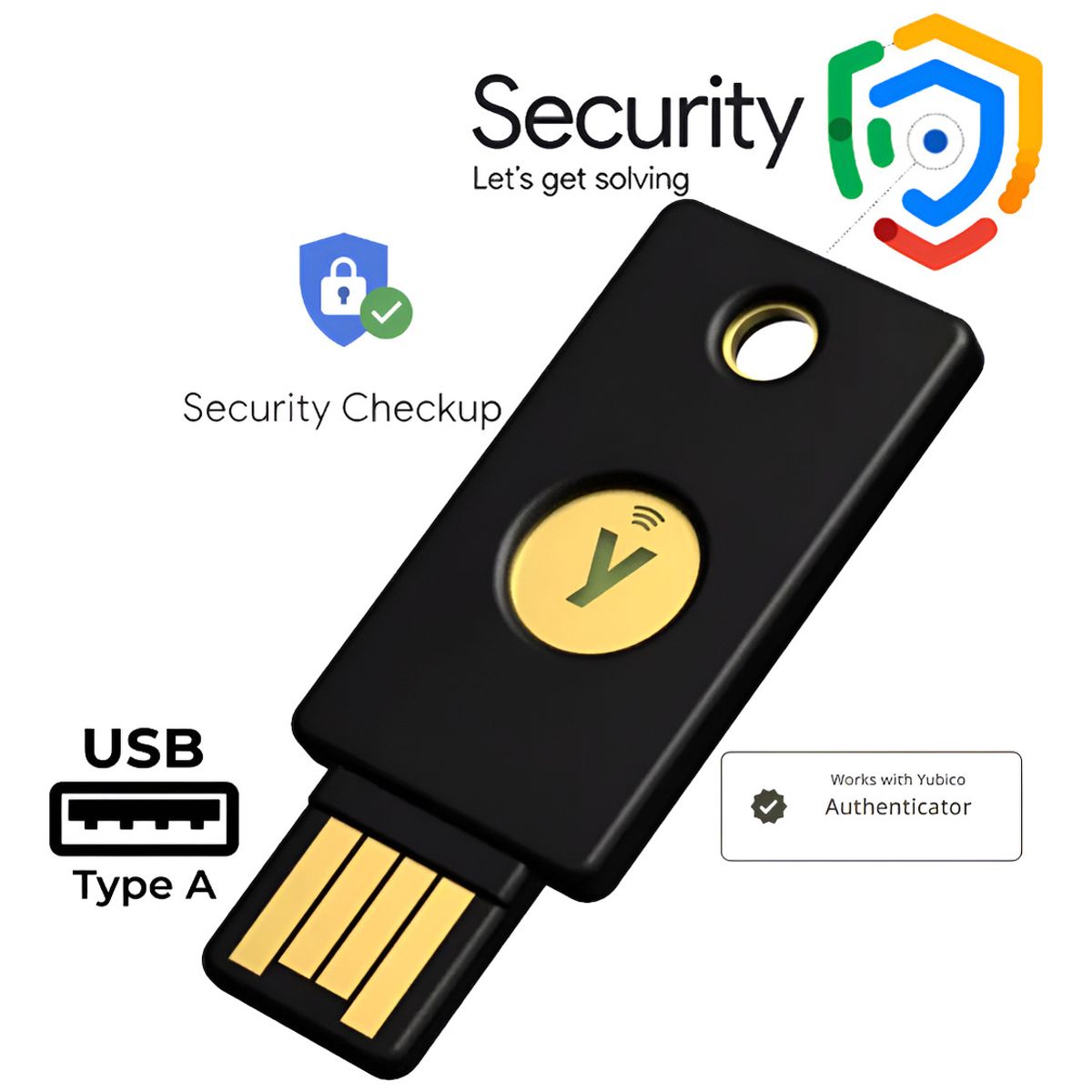 YUBICO - Yubico Yubikey Security Key Llave Seguridad Nfc Usb Modelo