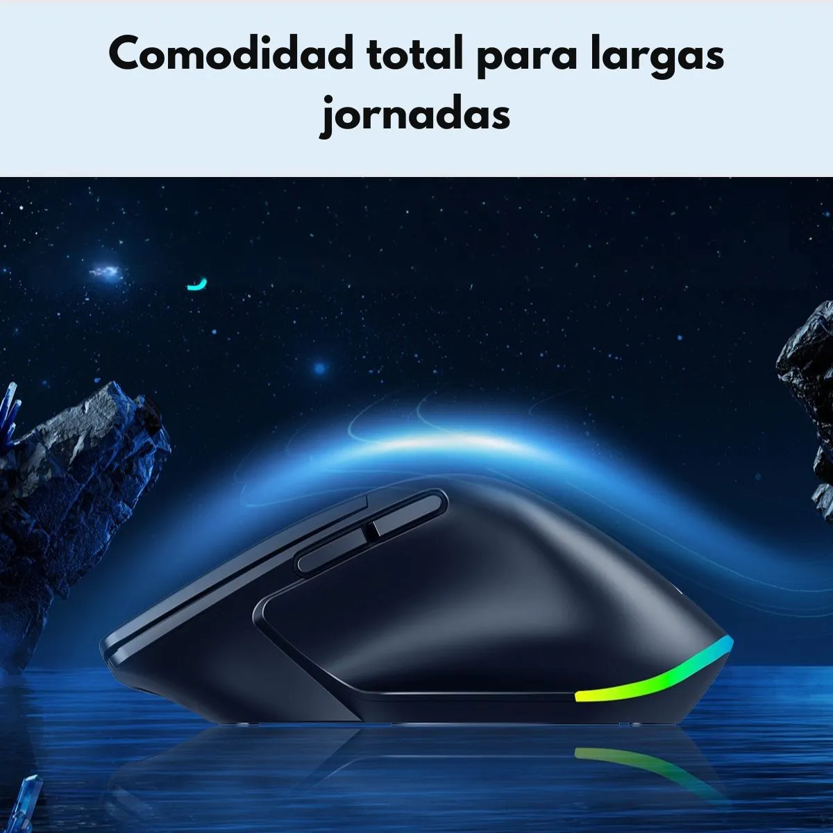 GENERICO - Mouse Inalámbrico COUSO G30LD RGB Recargable