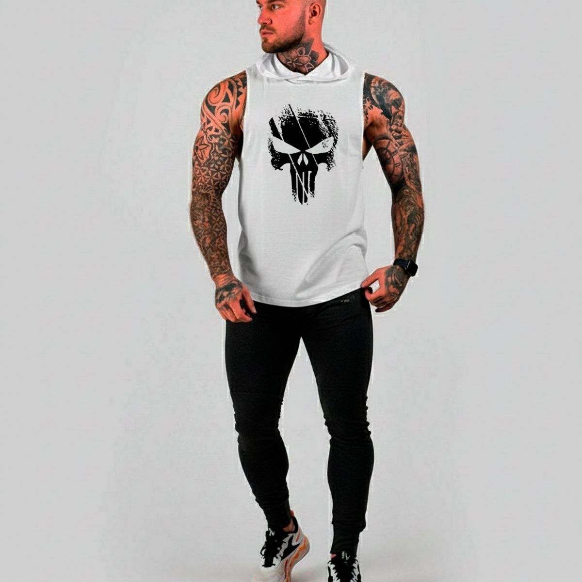 ADEMAN - Polera Musculosa The Punisher