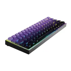 GENERICO - Teclado Mecánico TMICE 68 Teclas RGB Hot Swap