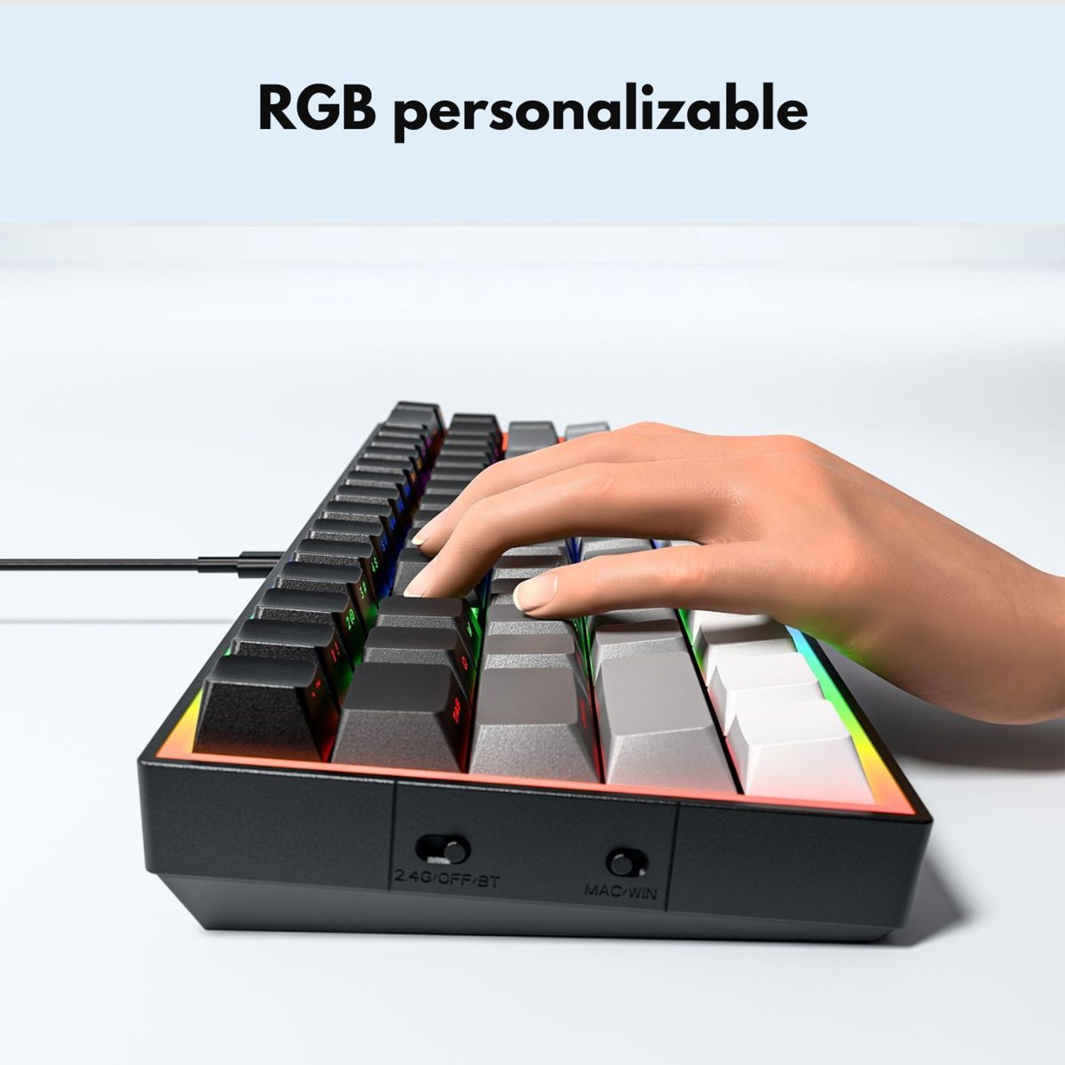 Teclados mecánicos RGB personalizables - Alta Calidad - Envío Rápido