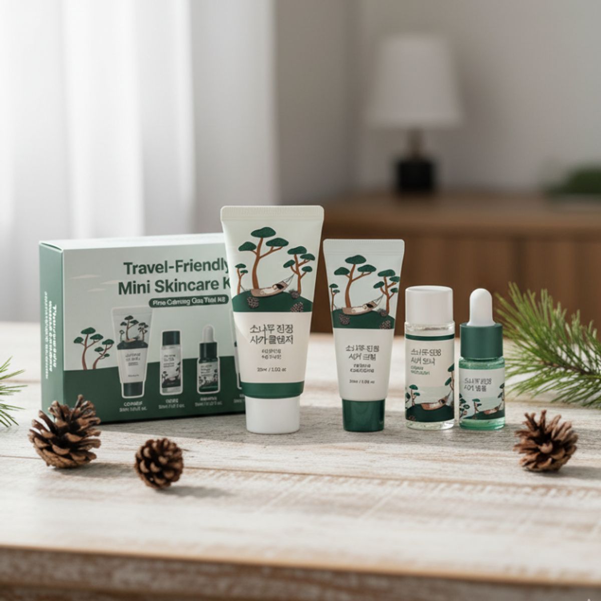 ROUND LAB - Pine Calming Cica Kit de Viaje Round Lab Piel Sensible