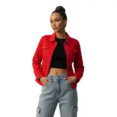 D'JOE - Chaqueta Mezclilla New Clasic Mujer