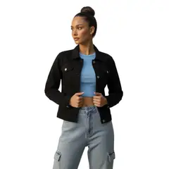 D'JOE - Chaqueta Mezclilla New Clasic Mujer