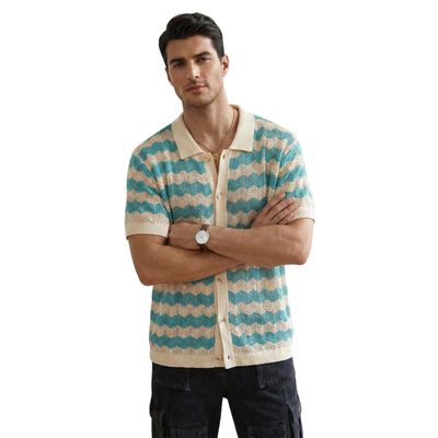 Imagen 2 del producto Camisa Tejida Hombre Wave