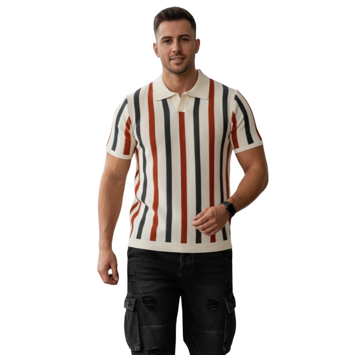 D'JOE - Camisa Polo Tejida Hombre Bali