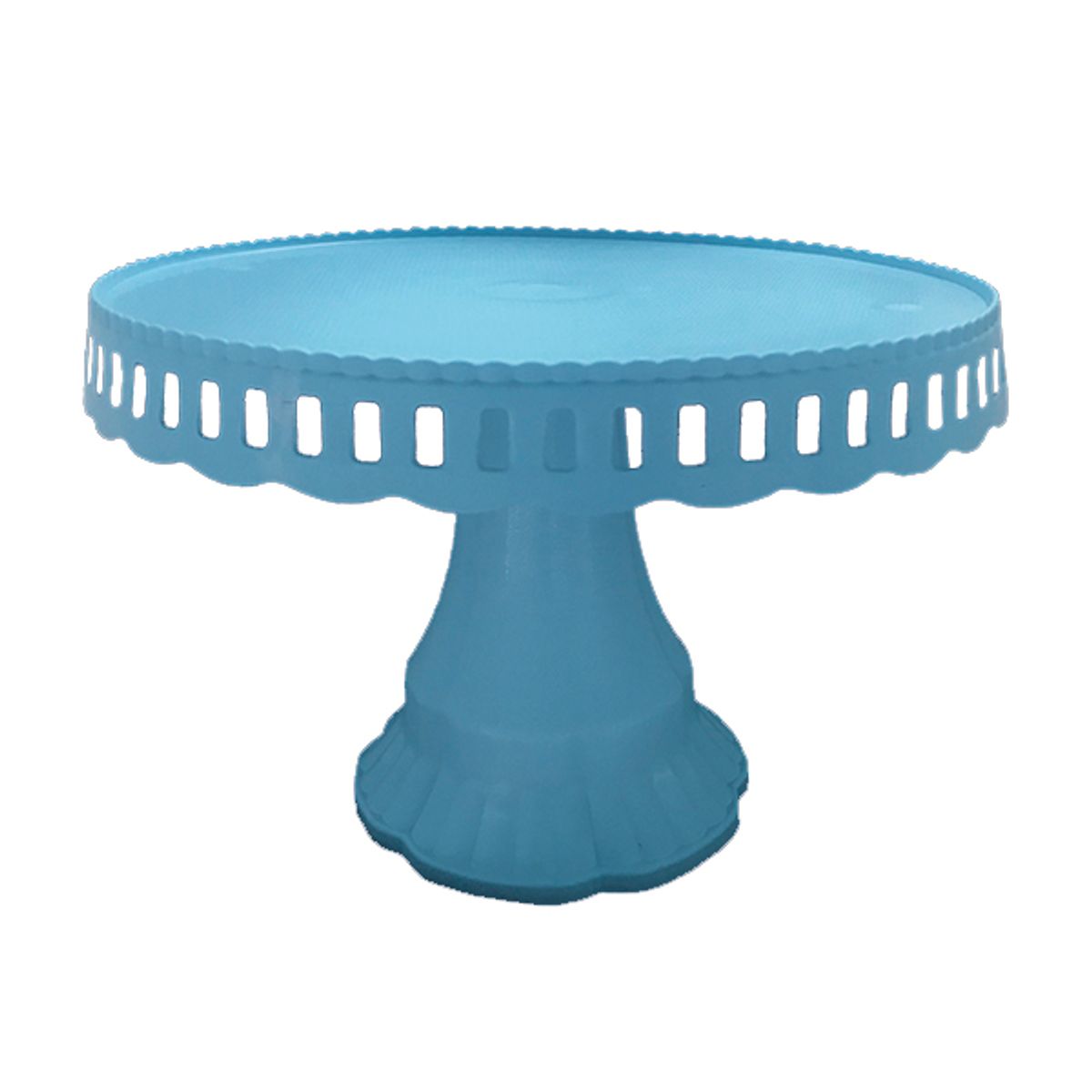 GENERICO - BANDEJA TORTA PLASTICO CELESTE 30CM X1 UNI