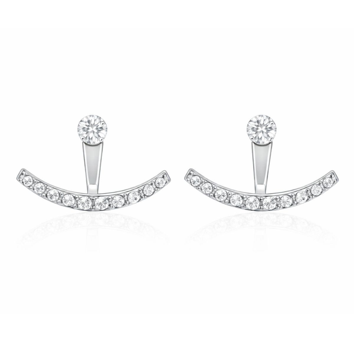 BLOOM CRYSTAL - Aros Doble Vista Muse con Cristales de Austria