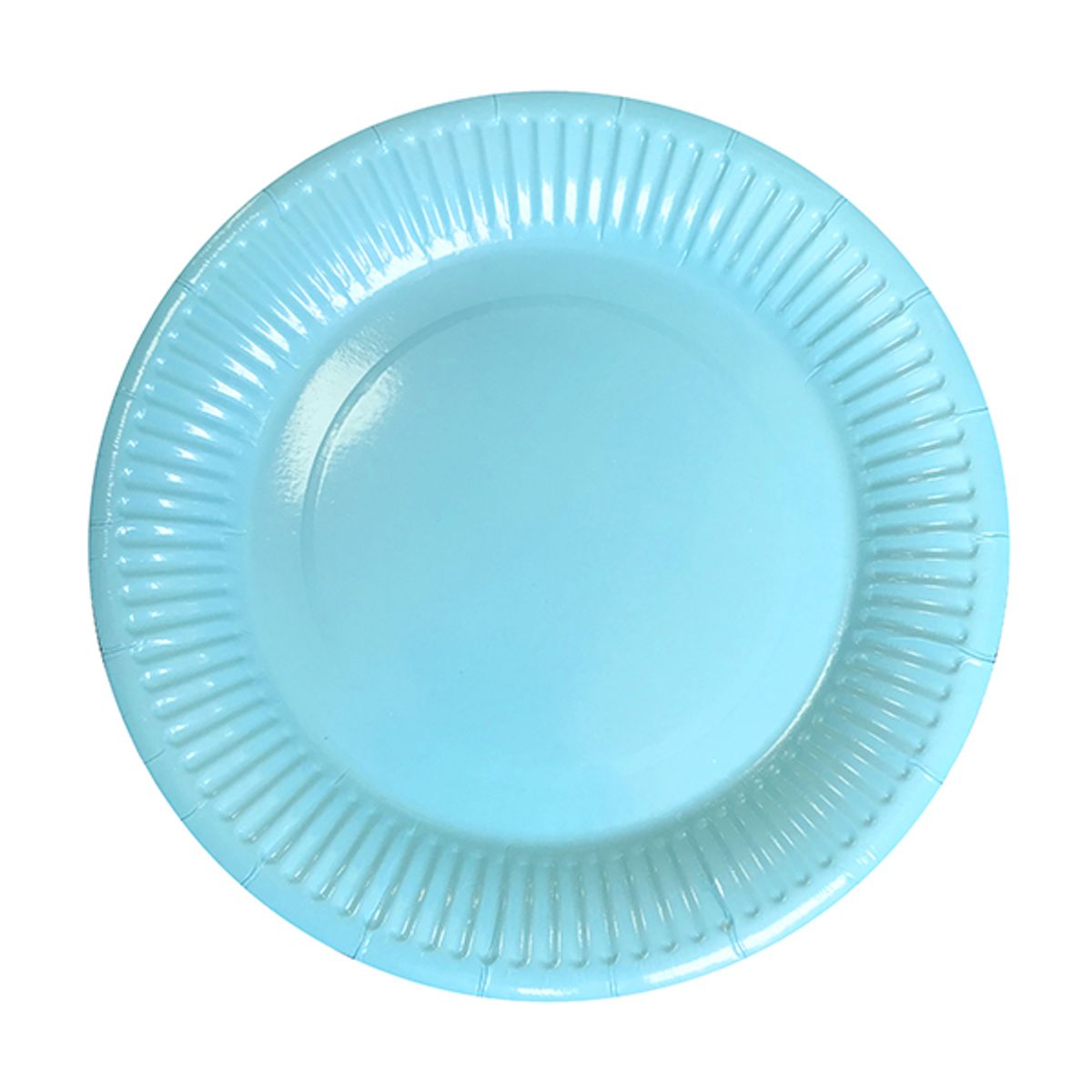 GENERICO - PLATO 7 CARTON CELESTE X10 UNI