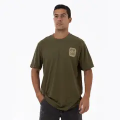 MERRELL - Polera Manga Corta Hombre NIMT Graphic Verde