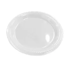 GENERICO - PLATO 7 PLASTICO BLANCO X10 UNI