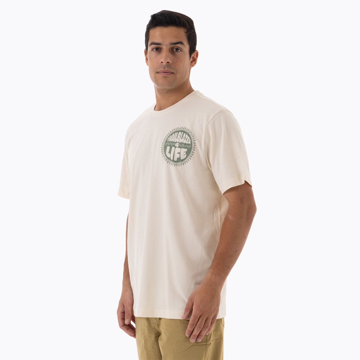 MERRELL - Polera Manga Corta Hombre 4 Life Beige MERRELL