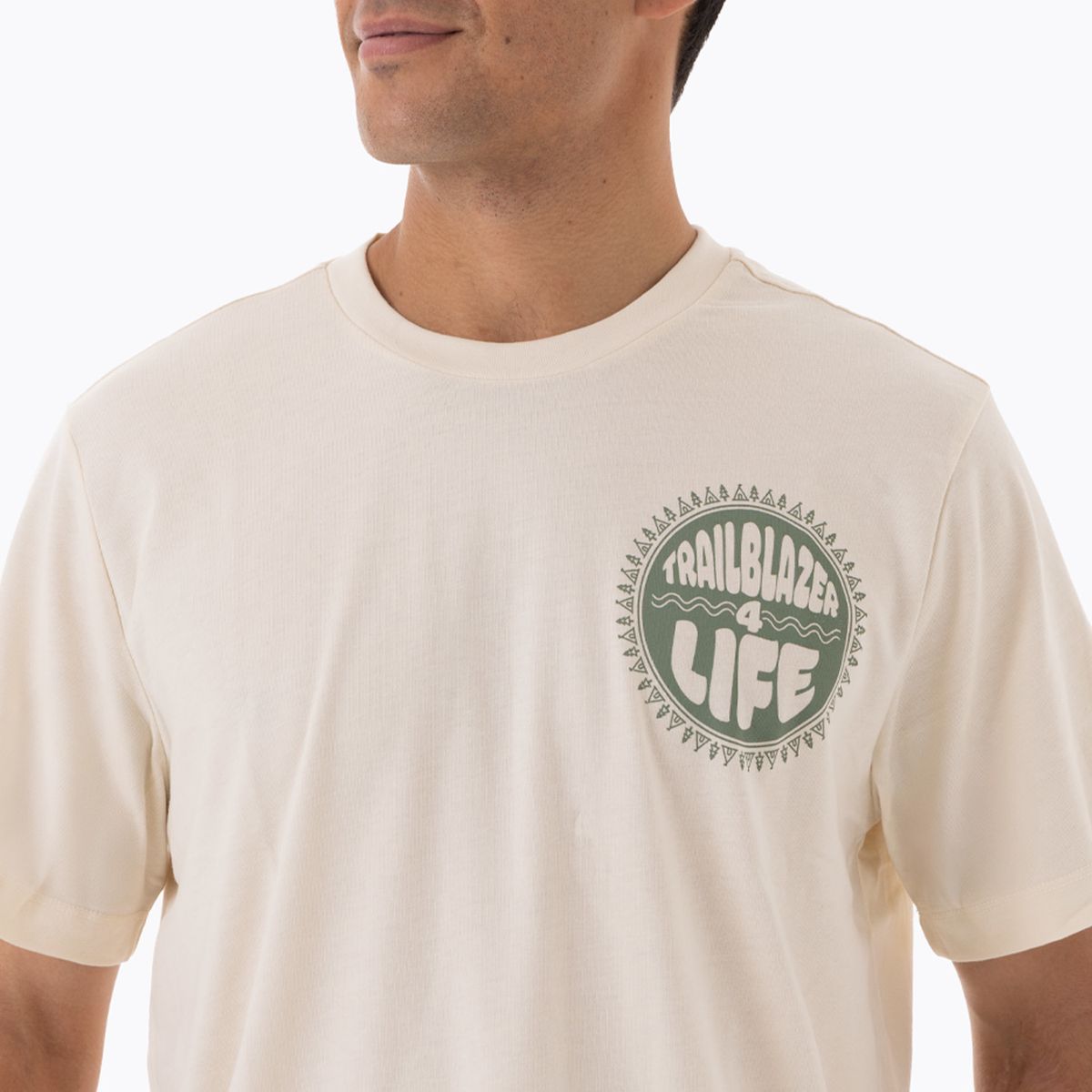 MERRELL - Polera Manga Corta Hombre 4 Life Beige MERRELL