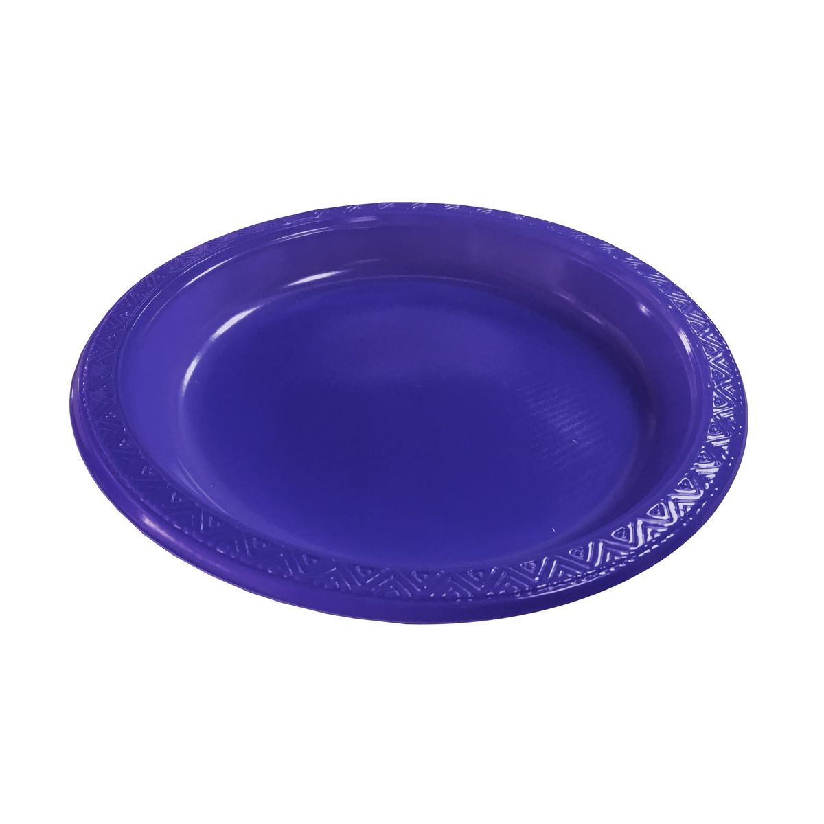 GENERICO - PLATO 9 PLASTICO MORADO X10 UNI