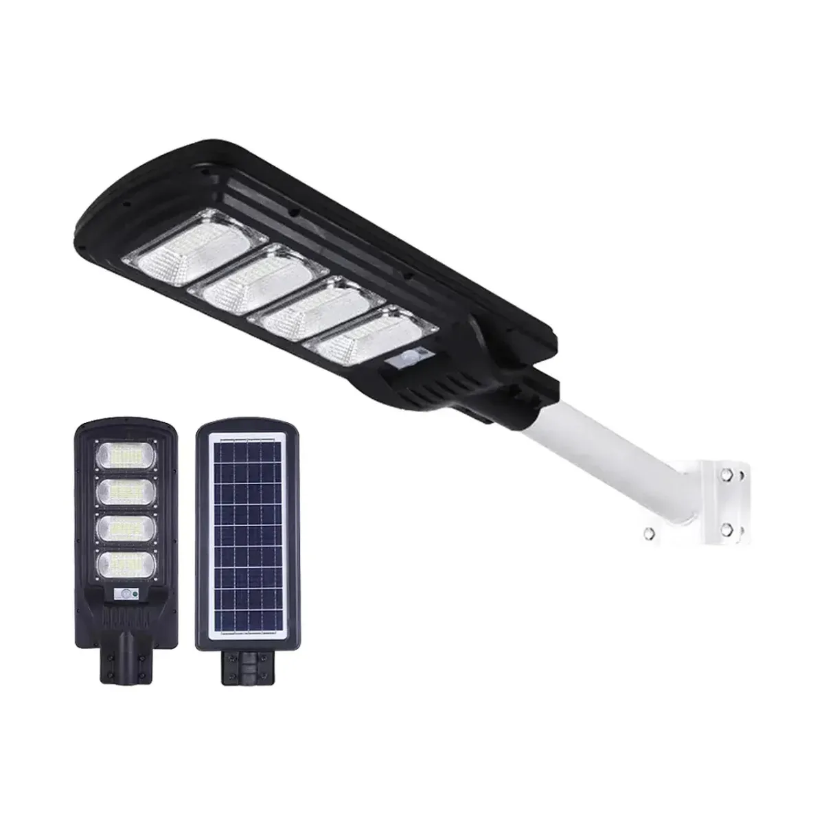 GENERICO - Foco LED Solar 1200W  Poste con sensor de movimiento