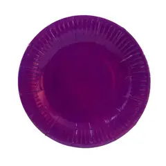 GENERICO - PLATO 7 CARTON MORADO X10 UNI