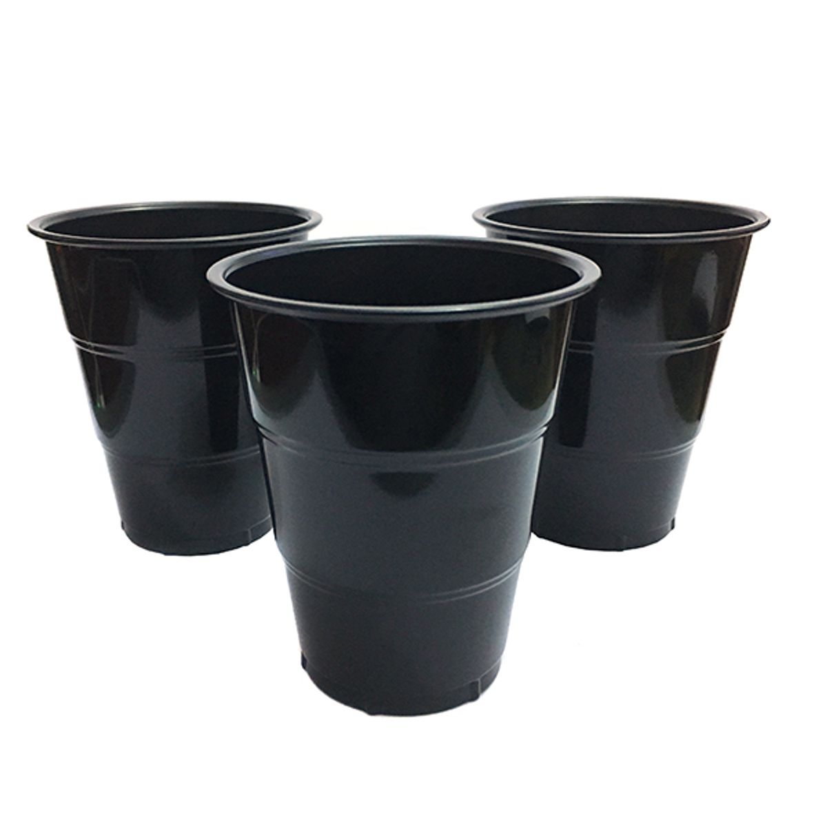 GENERICO - VASO 7 NEGRO X10 UNI