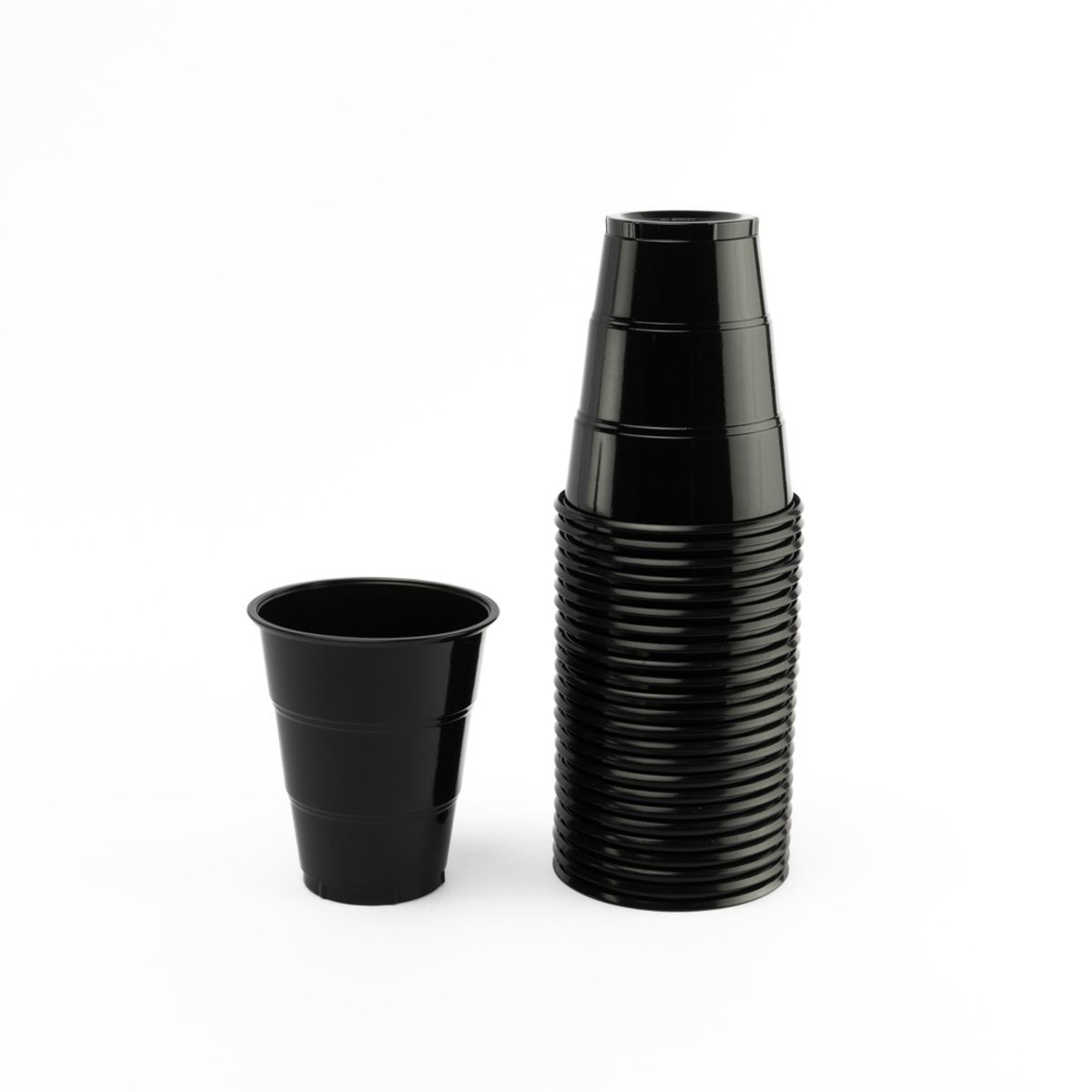 GENERICO - VASO 7 NEGRO X25 UNI