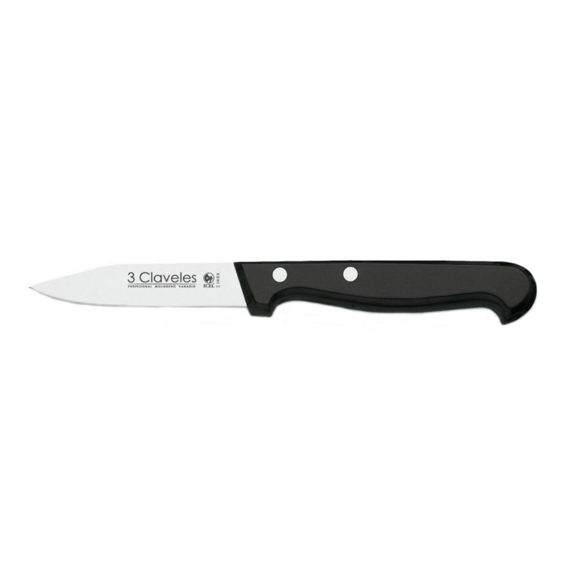 3 CLAVELES - Cuchillo Inox Mondador 8 cm