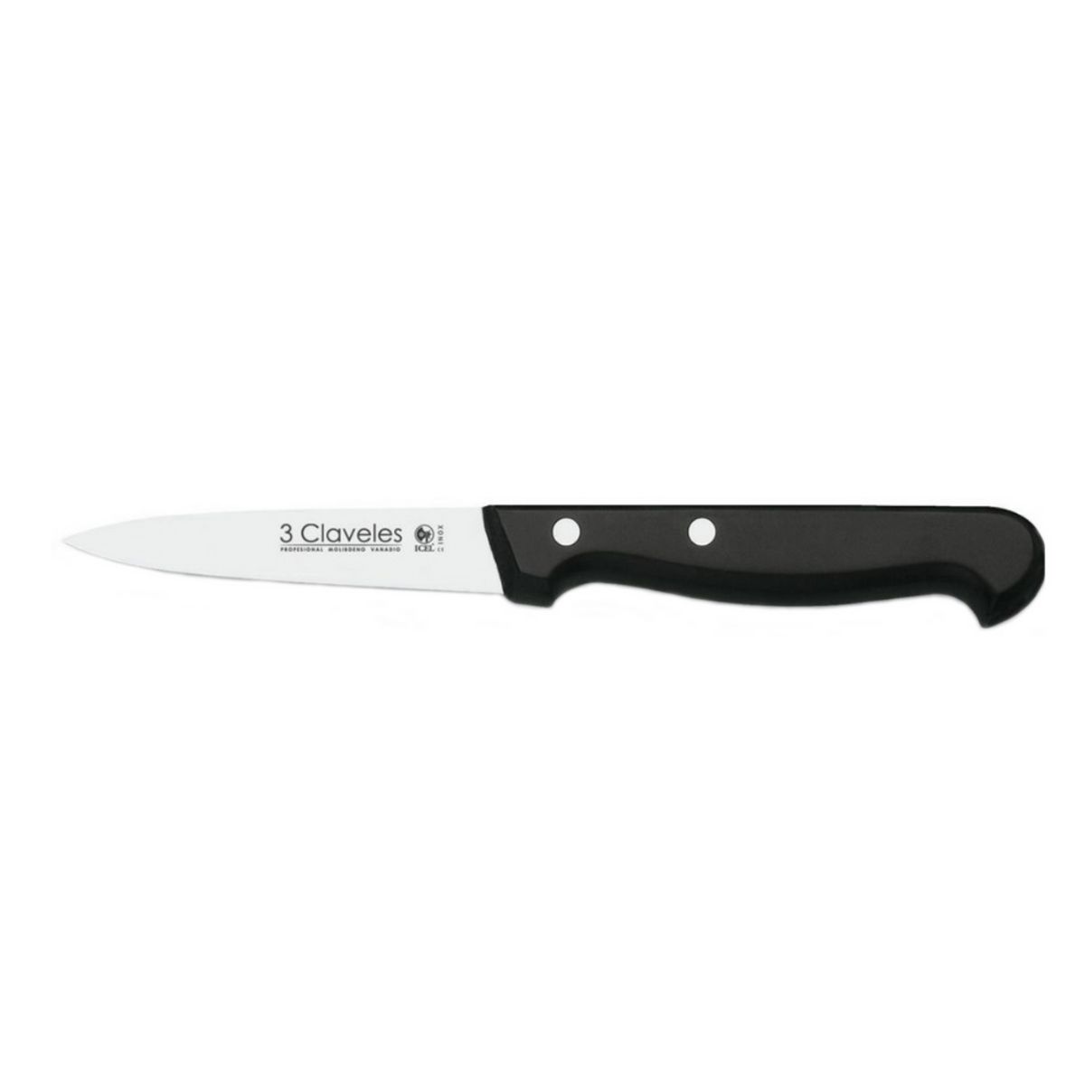 3 CLAVELES - Cuchillo Inox Verduras 9 cm