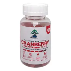 GENERICO - Gummies Cranberry Con Vitamina C Y E Gomitas - Bonsai Plus+