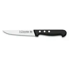 3 CLAVELES - Cuchillo Inox Cocina 13,5 cm Mango ABS