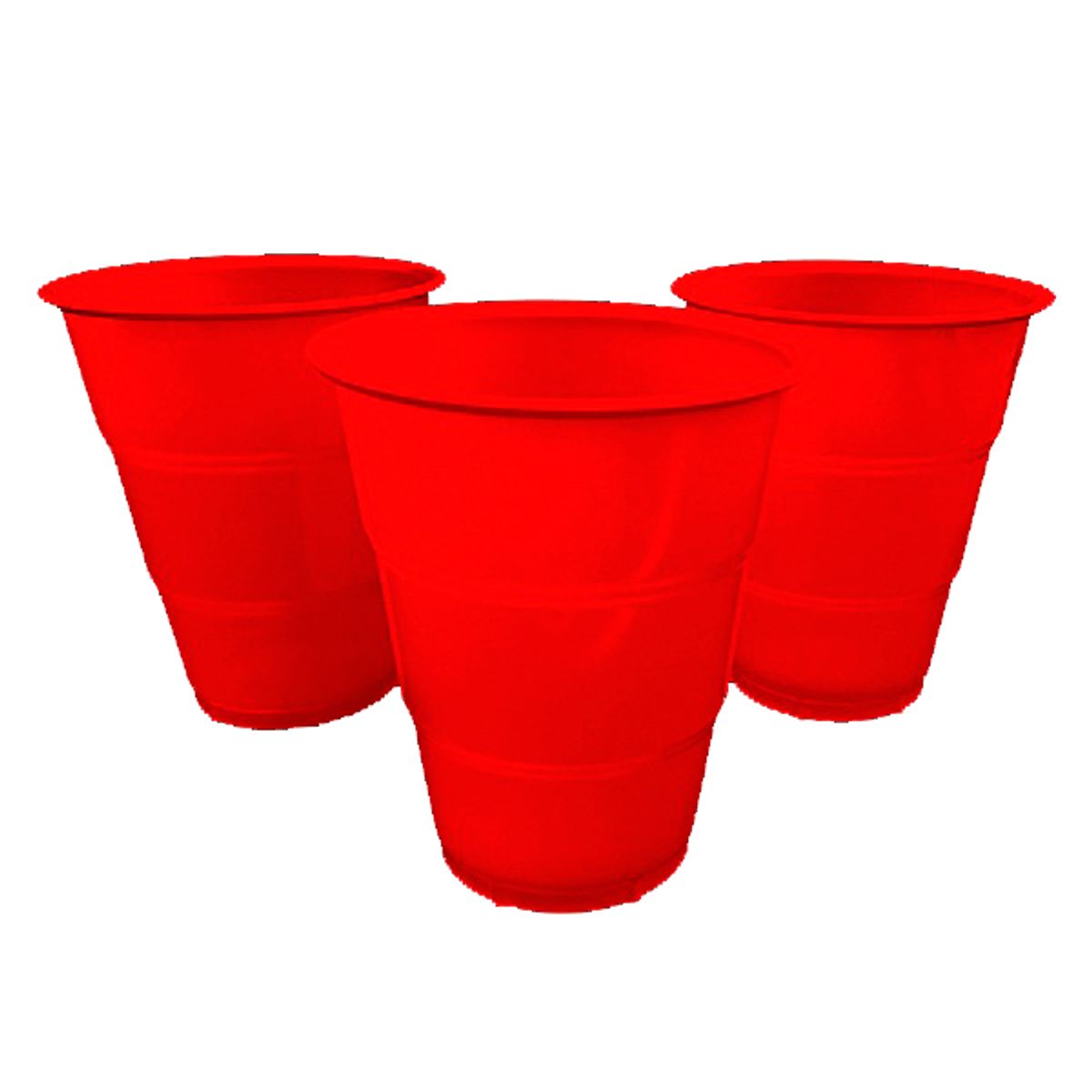 GENERICO - VASO 7 ROJO X10 UNI.